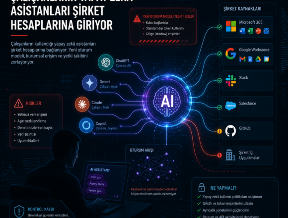 Çalışanların yapay zekâ asistanları şirket hesaplarına giriyor