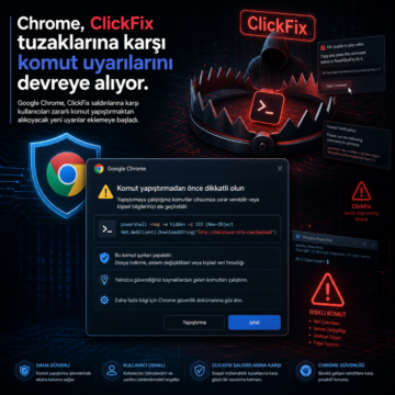 Chrome, ClickFix tuzaklarına karşı komut uyarılarını devreye alıyor