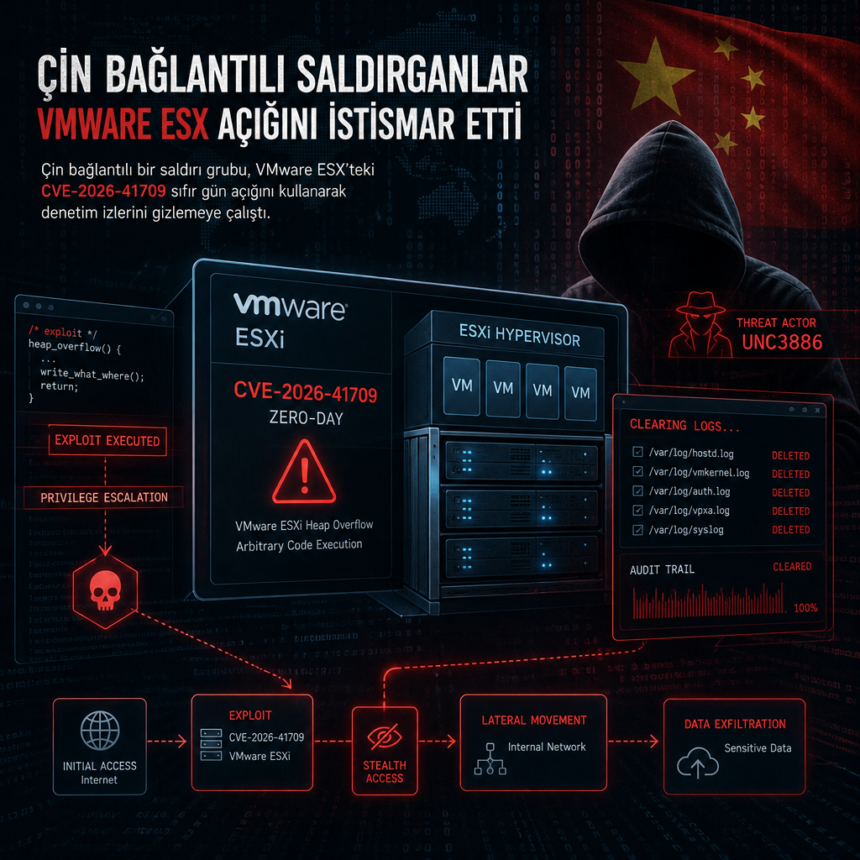 Çin bağlantılı saldırganlar VMware ESX açığını istismar etti