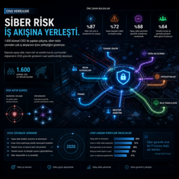 CISO verileri: Siber risk iş akışına yerleşti