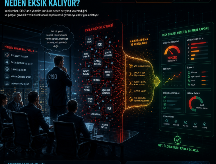 CISO’ların yönetim kurulu raporu neden eksik kalıyor