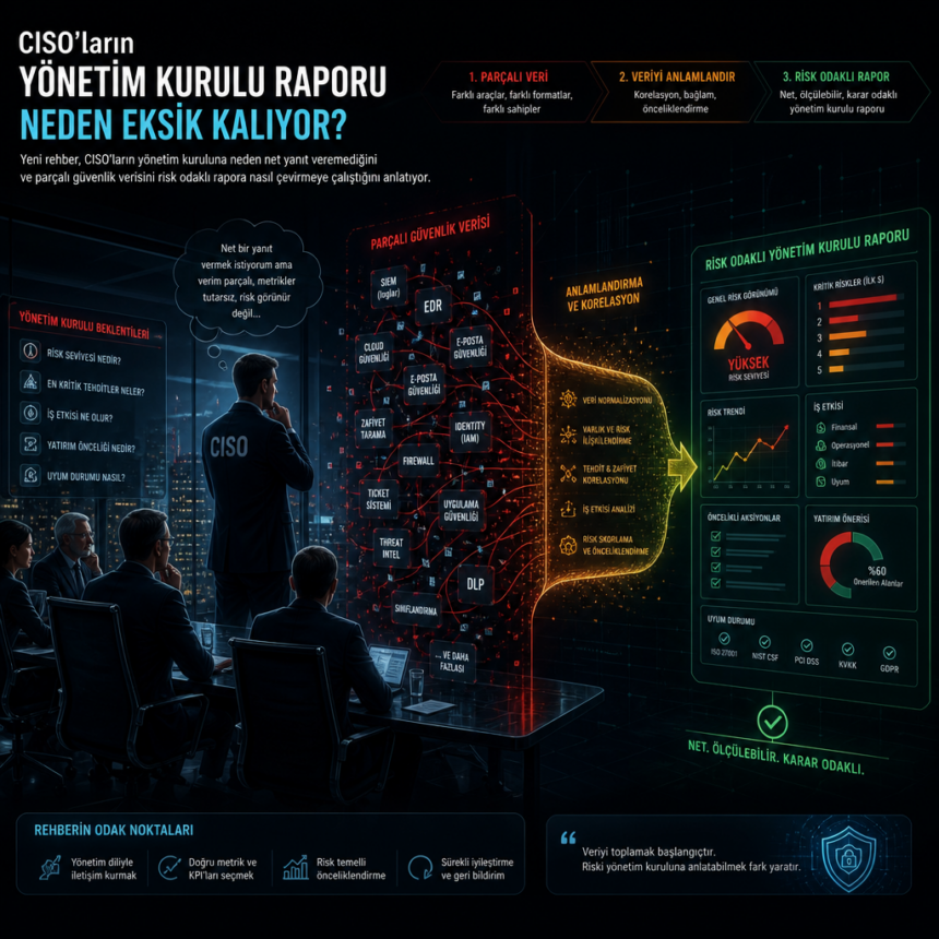 CISO’ların yönetim kurulu raporu neden eksik kalıyor
