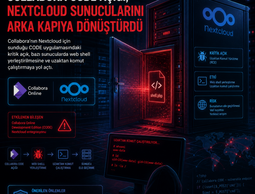 collabora-code-acigi-nextcloud-sunucularini-arka-kapiya-donusturdu Collabora CODE açığı, Nextcloud sunucularını arka kapıya dönüştürdü