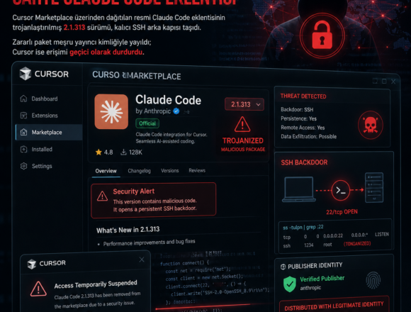 Cursor Marketplace’te sahte Claude Code eklentisi