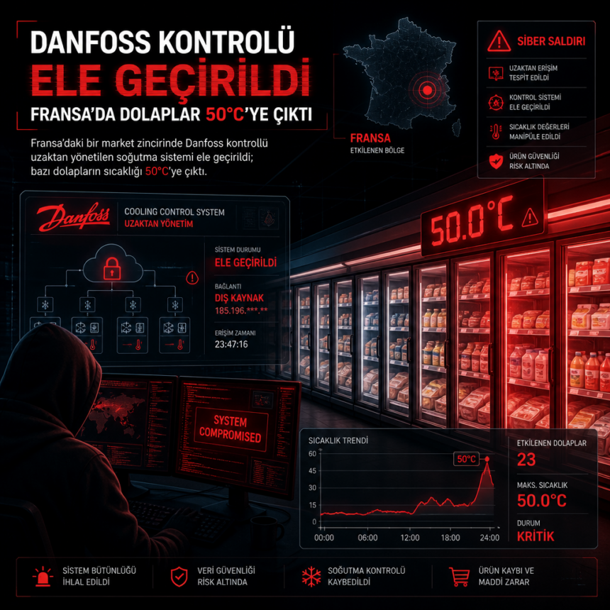 Danfoss kontrolü ele geçirildi, Fransa’da dolaplar 50°C’ye çıktı
