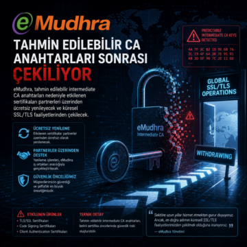 eMudhra, tahmin edilebilir CA anahtarları sonrası çekiliyor