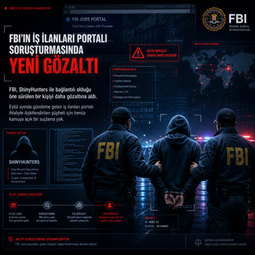 FBI’ın iş ilanları portalı soruşturmasında yeni gözaltı