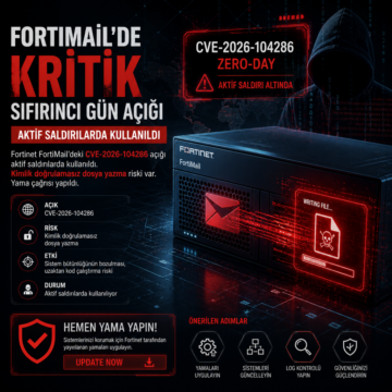 FortiMail’de kritik sıfırıncı gün açığı aktif saldırılarda kullanıldı