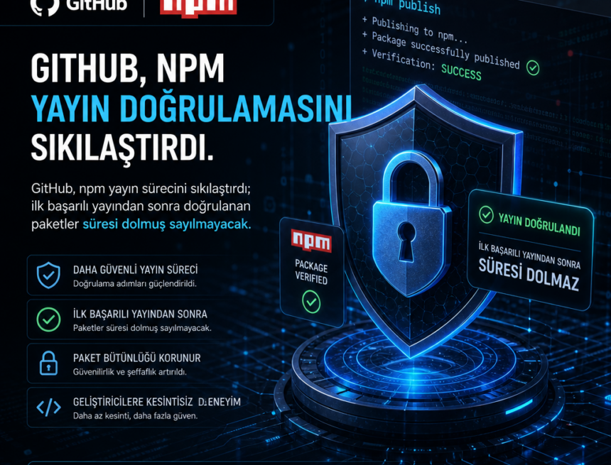 github-npm-yayin-dogrulamasini-sikilastirdi GitHub, npm yayın doğrulamasını sıkılaştırdı