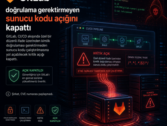 GitLab, doğrulama gerektirmeyen sunucu kodu açığını kapattı