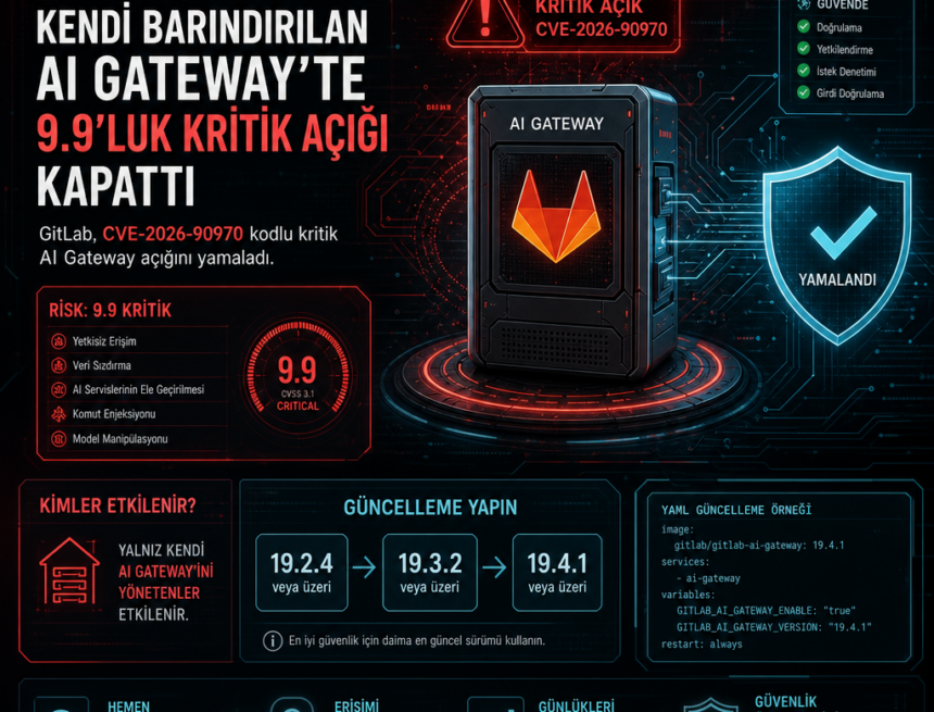 GitLab, kendi barındırılan AI Gateway’te 9.9’luk kritik açığı kapattı