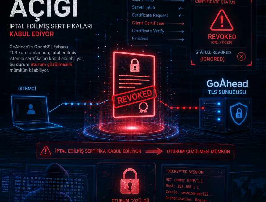 GoAhead TLS açığı, iptal edilmiş sertifikaları kabul ediyor