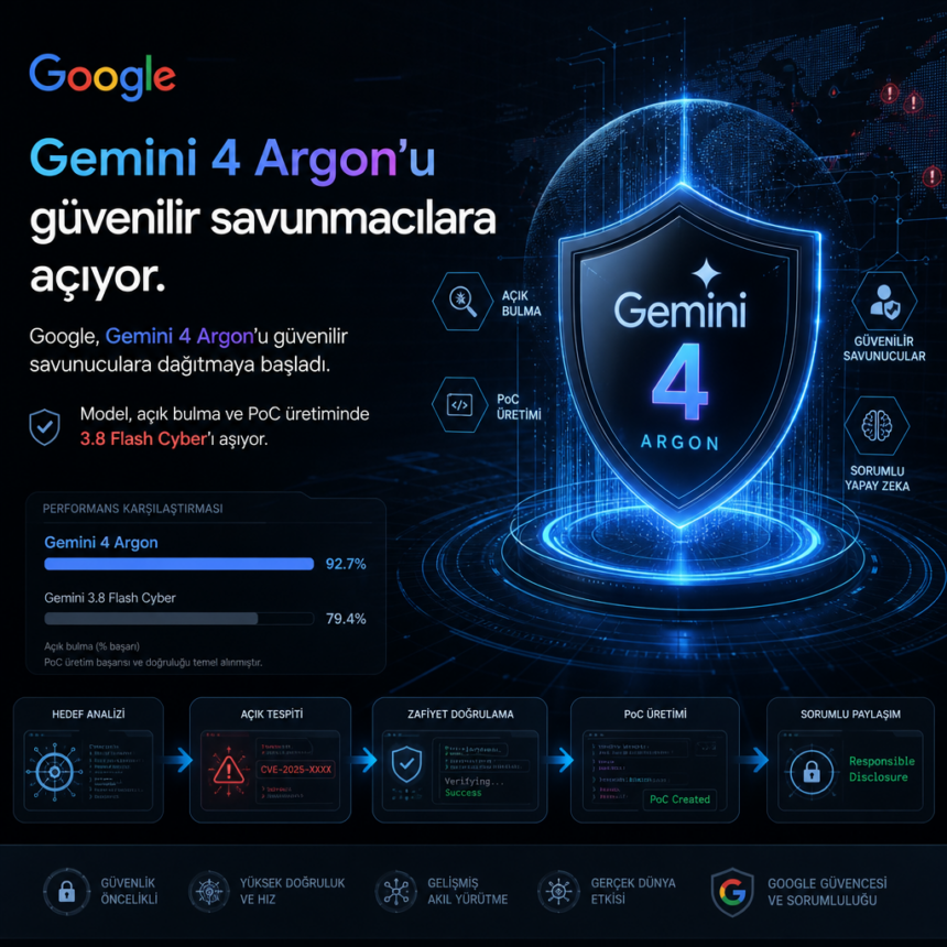 Google, Gemini 4 Argon’u güvenilir savunmacılara açıyor