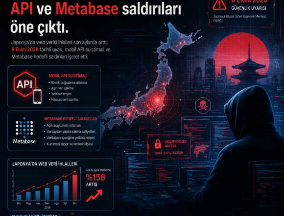 Japonya’da veri sızıntılarında API ve Metabase saldırıları öne çıktı