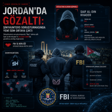 Jordan’da gözaltı: ŞinyHunters soruşturmasında yeni isim ortaya çıktı