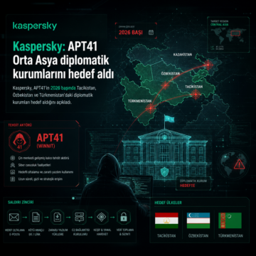 Kaspersky: APT41 Orta Asya diplomatik kurumlarını hedef aldı