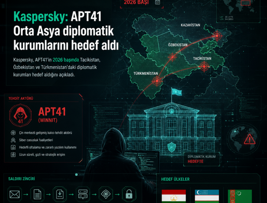 kaspersky-apt41-orta-asya-diplomatik-kurumlarini-hedef-aldi Kaspersky: APT41 Orta Asya diplomatik kurumlarını hedef aldı