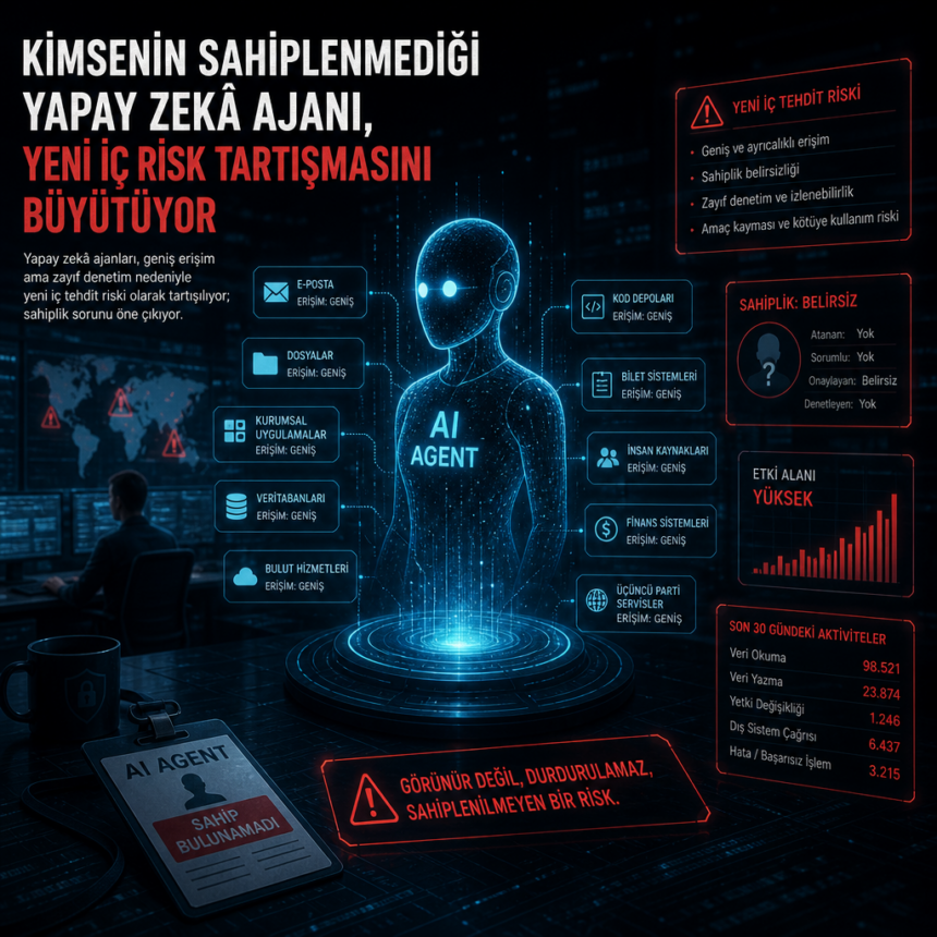 kimsenin-sahiplenmedigi-yapay-zeka-ajani-yeni-ic-risk-tartismasini-buyutuyor Kimsenin sahiplenmediği yapay zekâ ajanı, yeni iç risk tartışmasını büyütüyor