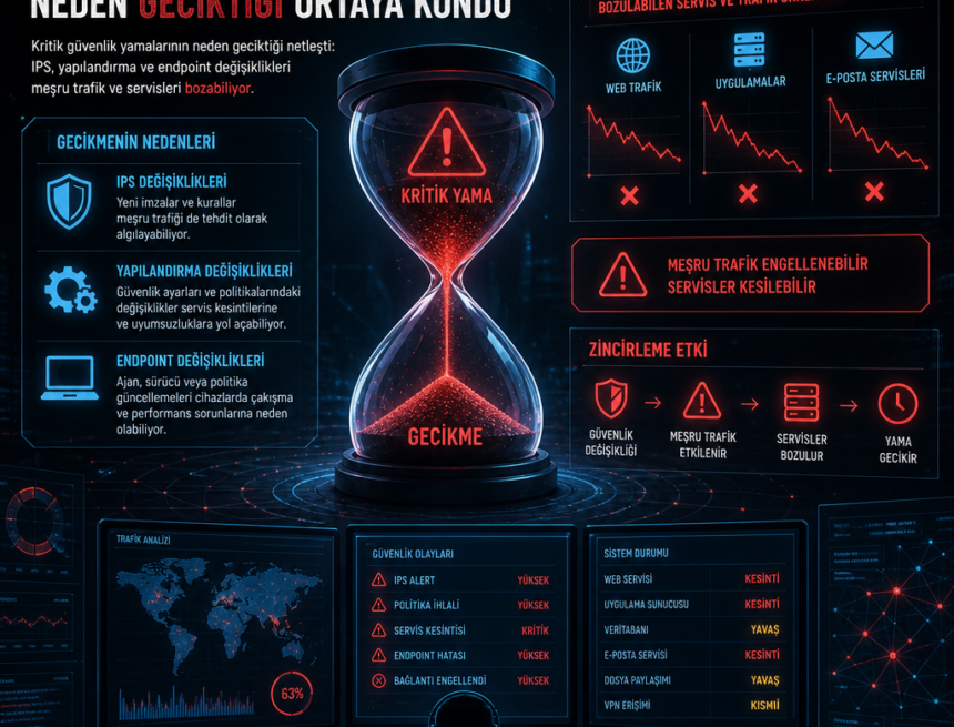 Kritik güvenlik yamalarının neden geciktiği ortaya kondu