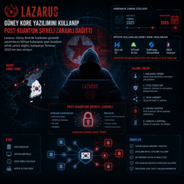Lazarus, Güney Kore yazılımını kullanıp post-kuantum şifreli zararlı dağıttı