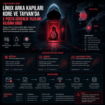 Linux arka kapıları Kore ve Tayvan’da e-posta güvenlik yazılımı kılığına girdi