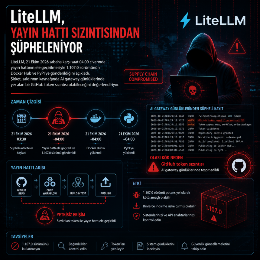 litellm-yayin-hatti-sizintisindan-supheleniyor LiteLLM, yayın hattı sızıntısından şüpheleniyor