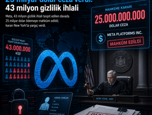 Mahkeme Meta’ya 25 milyar dolar ceza verdi: 43 milyon gizlilik ihlali