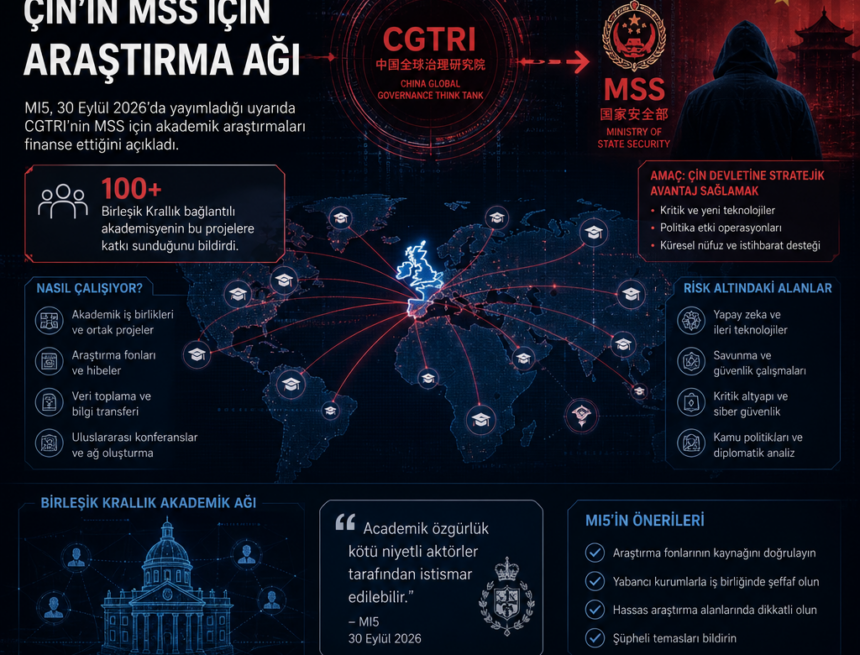 MI5: Çin’in MSS için araştırma ağı