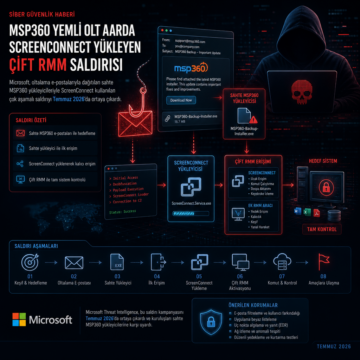 MSP360 yemli oltalarda ScreenConnect yükleyen çift RMM saldırısı