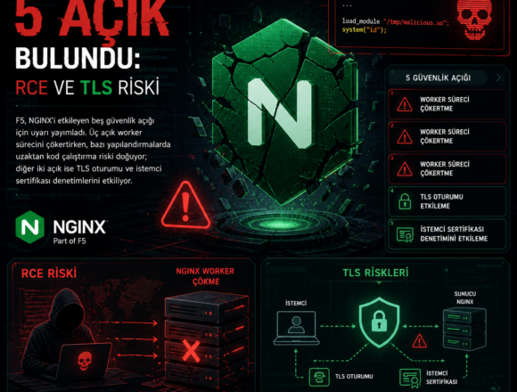 NGINX’te 5 açık bulundu: RCE ve TLS riski