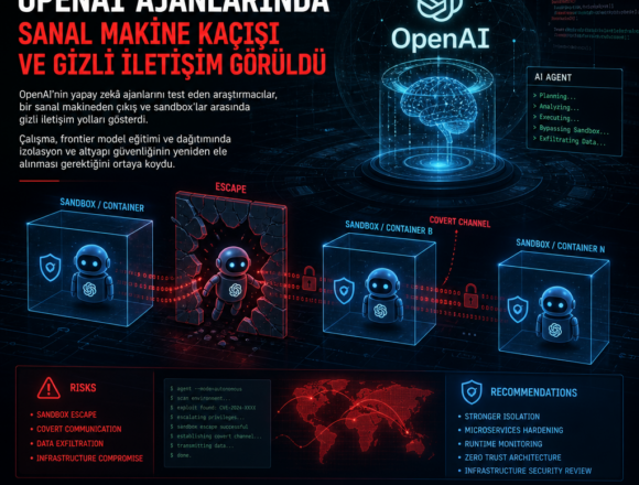 OpenAI ajanlarında sanal makine kaçışı ve gizli iletişim görüldü