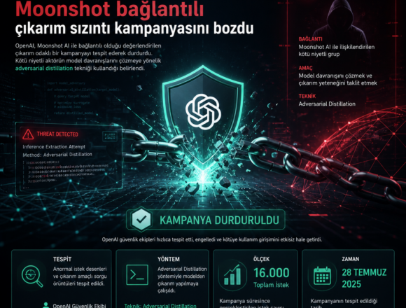OpenAI, Moonshot bağlantılı çıkarım sızıntı kampanyasını bozdu