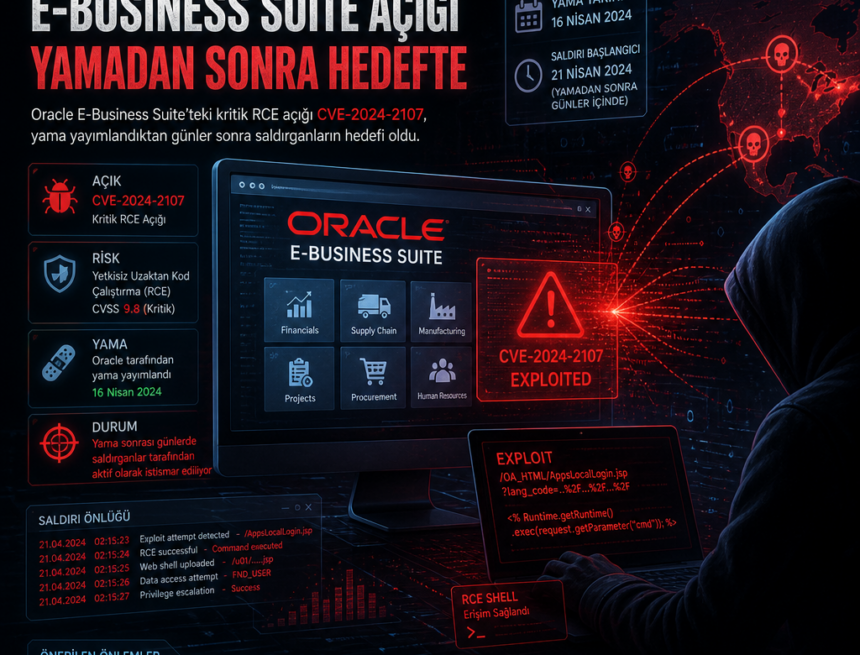 Oracle E-Business Suite açığı yamadan sonra hedefte