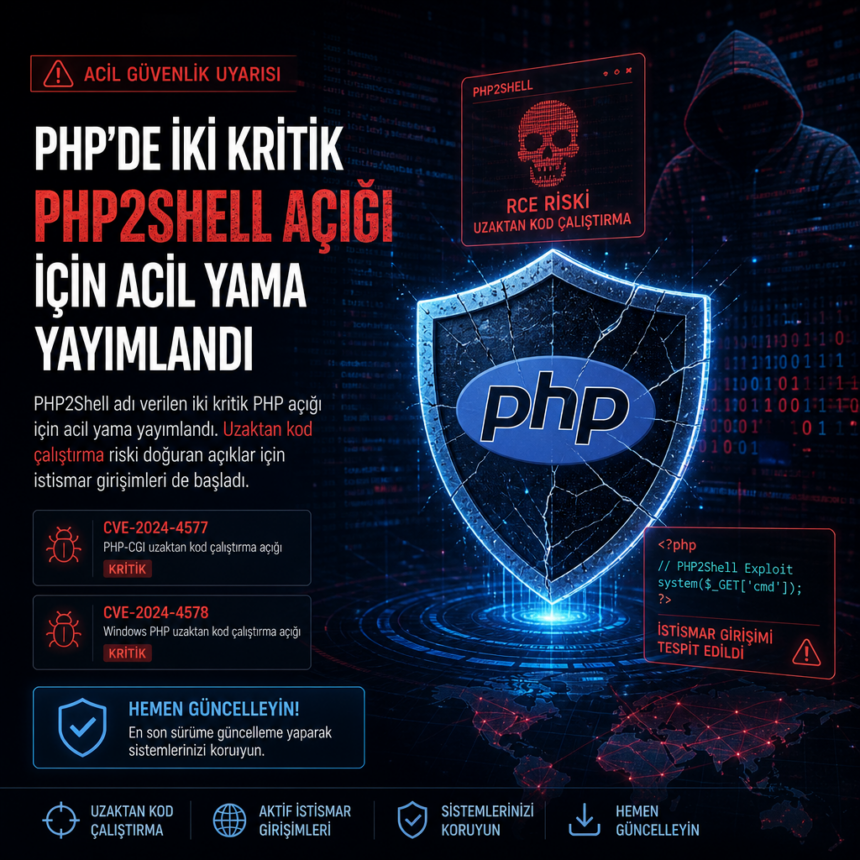 phpde-iki-kritik-php2shell-acigi-icin-acil-yama-yayimlandi PHP’de iki kritik PHP2Shell açığı için acil yama yayımlandı
