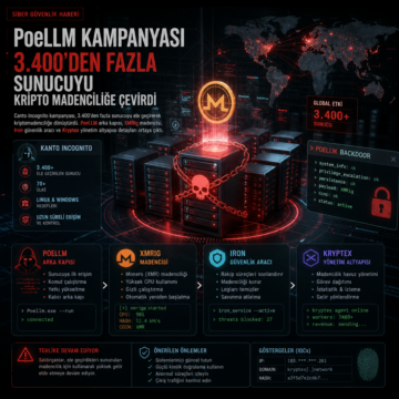 PoeLLM kampanyası 3.400’den fazla sunucuyu kripto madenciliğe çevirdi