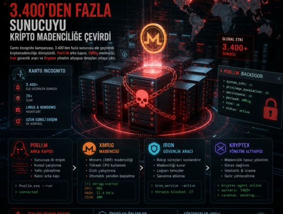 PoeLLM kampanyası 3.400’den fazla sunucuyu kripto madenciliğe çevirdi