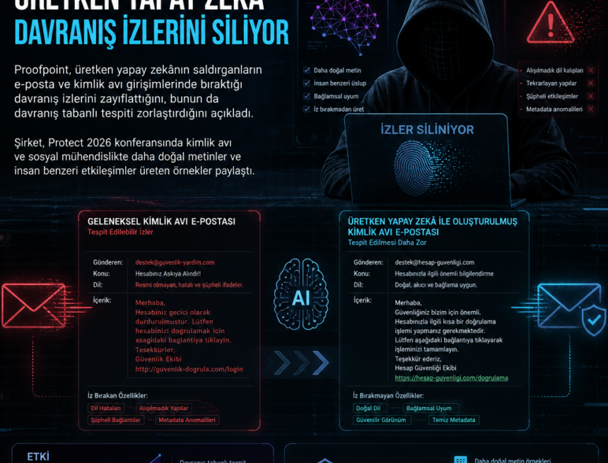 proofpoint-uretken-yapay-zeka-davranis-izlerini-siliyor Proofpoint: Üretken yapay zekâ davranış izlerini siliyor