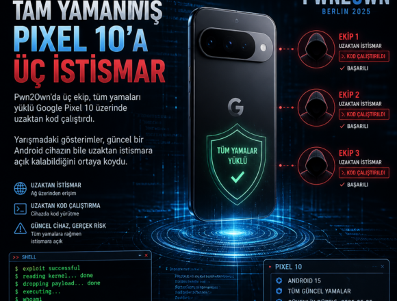 Pwn2Own’da tam yamanmış Pixel 10’a üç istismar