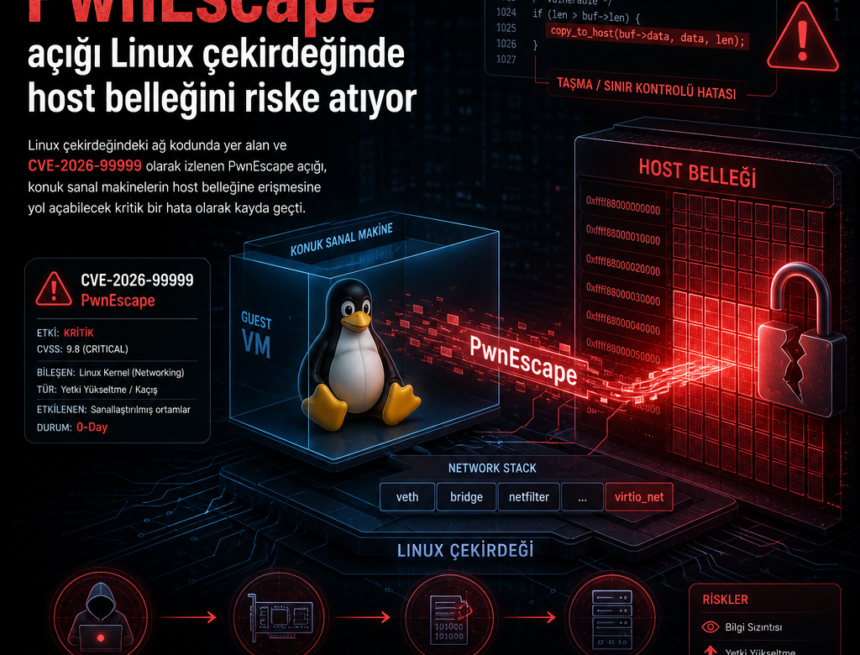 PwnEscape açığı Linux çekirdeğinde host belleğini riske atıyor