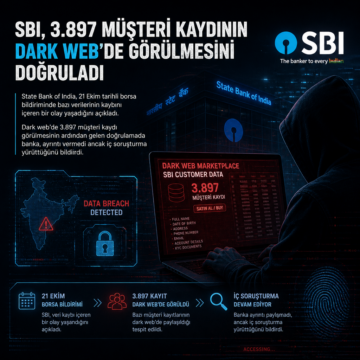 SBI, 3.897 müşteri kaydının dark web’de görülmesini doğruladı