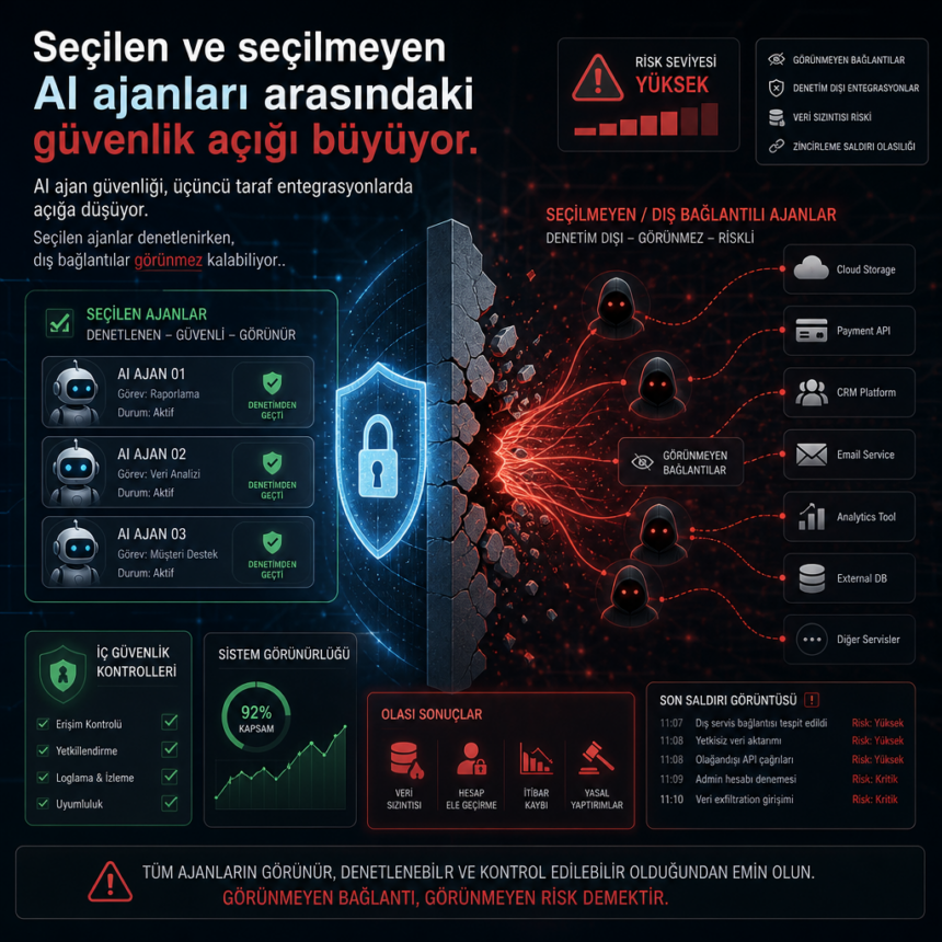 Seçilen ve seçilmeyen AI ajanları arasındaki güvenlik açığı büyüyor