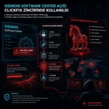 Siemens Software Center açığı ClickFix zincirinde kullanıldı