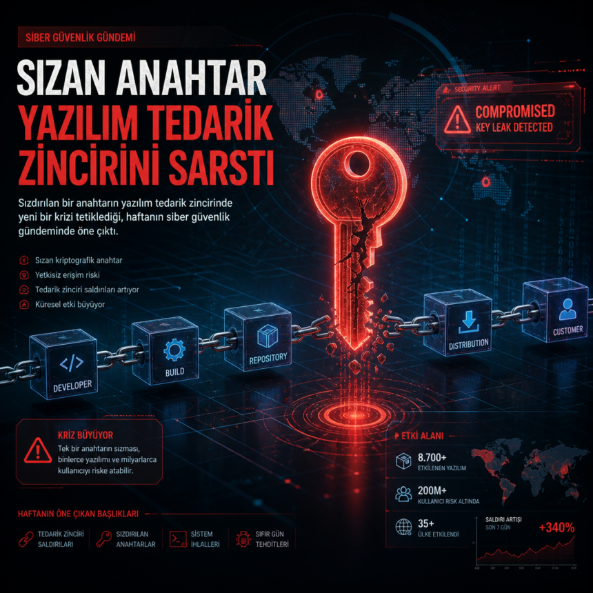 Sızan anahtar yazılım tedarik zincirini sarstı