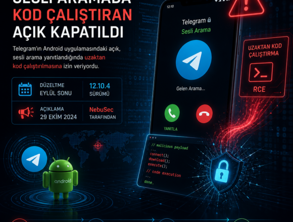 Telegram Android’de sesli aramada kod çalıştıran açık kapatıldı
