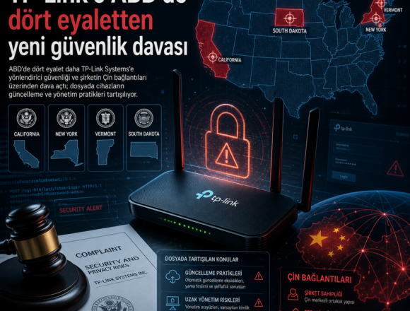 TP-Link’e ABD’de dört eyaletten yeni güvenlik davası