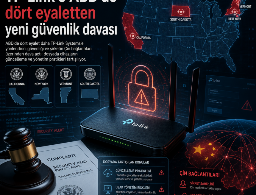 TP-Link’e ABD’de dört eyaletten yeni güvenlik davası