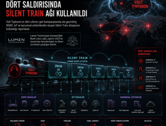 Volt Typhoon’un dört saldırısında Silent Train ağı kullanıldı