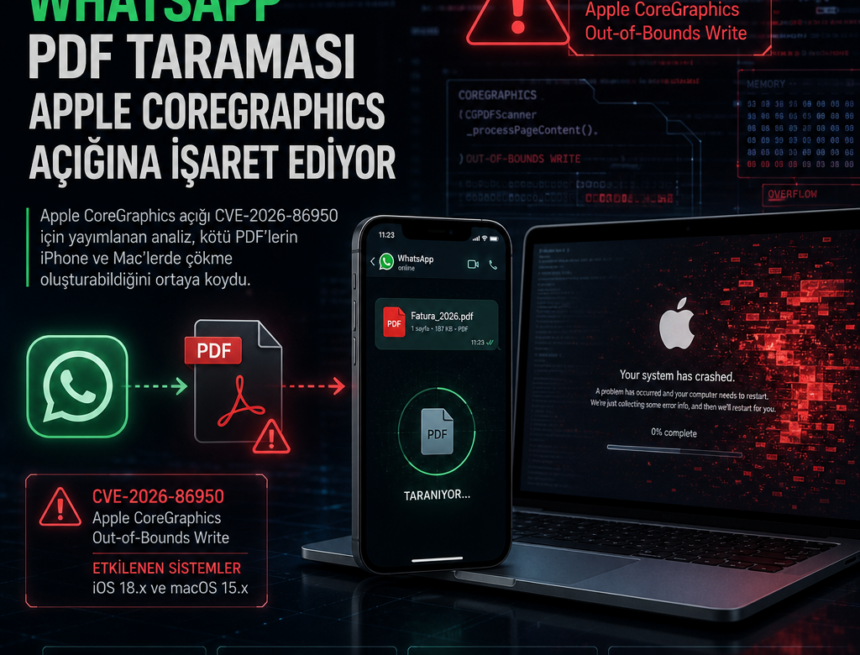 WhatsApp PDF taraması Apple CoreGraphics açığına işaret ediyor