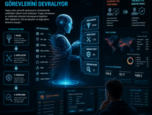 Yapay zeka, güvenlik analistinin görevlerini devralıyor